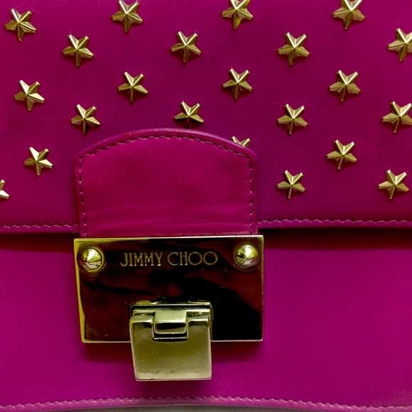 Authentic Jimmy Choo Rebel Crossbody Bag in grape - Picture 3 of 13